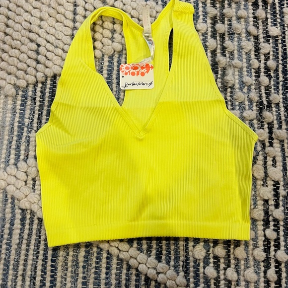Free People - Free Throw Crop Top Zesty Lime - Picture 4 of 6